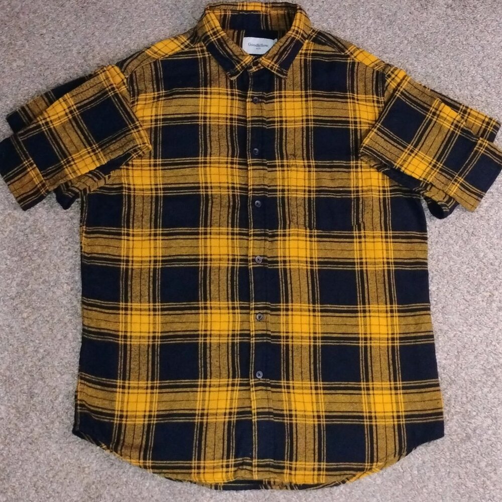 Long Sleeve Shirt - Yellow & Black Stripes